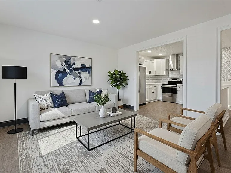 Living room after staging — Realistics agent